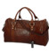 Cestovní kožená taška hnědá - Delami Vera Pelle Equado