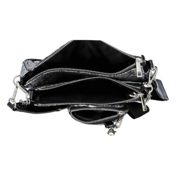 Dámská crossbody kabelka stříbrná - Laura Biaggi Nika