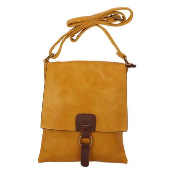 Dámská crossbody kabelka tmavě žlutá - Paolo Bags Finiona New