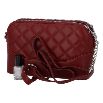 Dámská crossbody kabelka vínová - David Jones Sunny