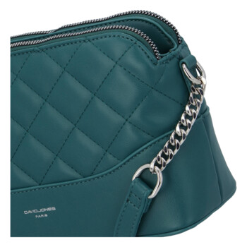 Dámská crossbody kabelka zelená - David Jones Sunny