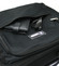 Pánská látková taška přes rameno černá - Bellugio F200