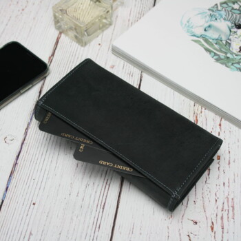 Dámská kožená peněženka černá - Wild Jadrrien