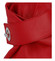 Dámský kožený batůžek červený - ItalY Vazky