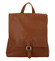 Dámský kožený batůžek kabelka světle hnědý - ItalY Francesco Small