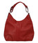 Dámská kožená kabelka tmavě červená - ItalY Inpelle