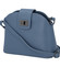 Dámská kožená crossbody kabelka bledě modrá - ItalY Brokylon