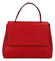 Dámská kožená kabelka do ruky červená - ItalY Fatismy