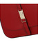 Dámská kožená crossbody kabelka tmavě červená - ItalY Neul