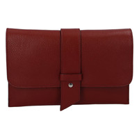 Luxusní dámská kabelka tmavě červená - ItalY Brother