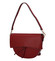 Dámská luxusní kožená kabelka tmavě červená - ItalY Mephia