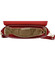 Dámská luxusní kožená kabelka tmavě červená - ItalY Mephia