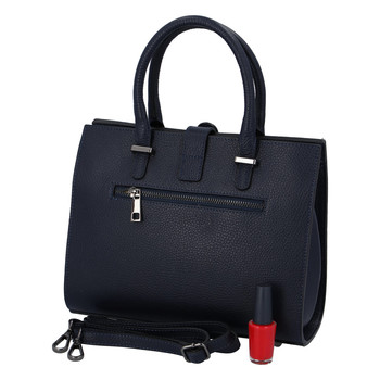 Luxusní dámská kabelka tmavě modrá - ItalY Spolicy