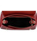 Dámská kožená kabelka tmavě červená - ItalY Lauren Kroko