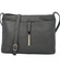Dámská kožená crossbody kabelka šedá - ItalY Eneta