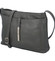 Dámská kožená crossbody kabelka šedá - ItalY Eneta