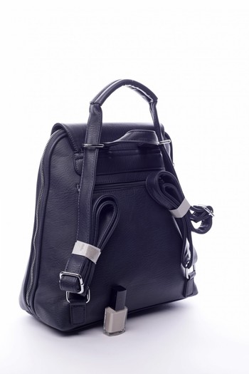 Dámský městský batoh kabelka tmavě modrý - Silvia Rosa Polan