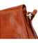 Pánská luxusní kožená taška přes rameno koňaková - ItalY Jamar
