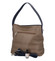 Dámská kožená kabelka přes rameno khaki - ItalY Miriam