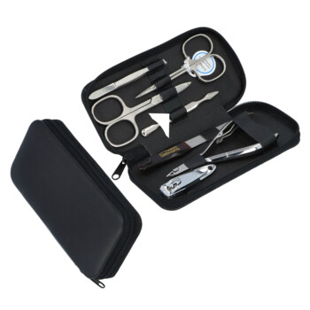 Kožená manikúra a pedikúra černá - Solingen Anakin 