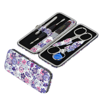 Kožená manikúra a pedikúra fialová - Solingen Bassam