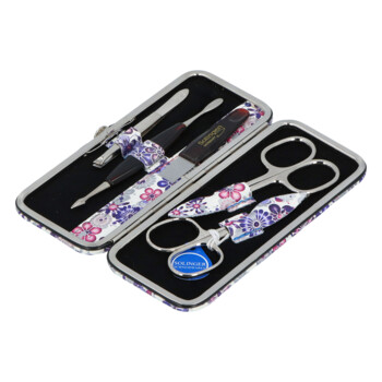 Kožená manikúra a pedikúra fialová - Solingen Bassam