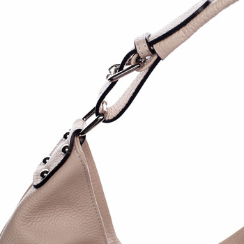 Dámská kožená kabelka růžová - ItalY Inpelle