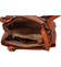 Dámský kožený batoh kabelka světle hnědý - Katana Nycolas