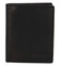 Malá pánská kožená peněženka černá - Diviley M3400