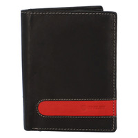 Pánská kožená peněženka černá - Diviley D1900