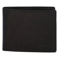 Malá pánská kožená peněženka černá - Diviley M3200