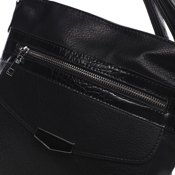 Dámská crossbody kabelka černá - Romina Maira