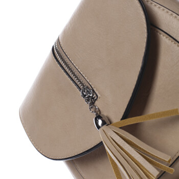 Dámská crossbody kabelka béžová - Romina & Co Bags Vaia
