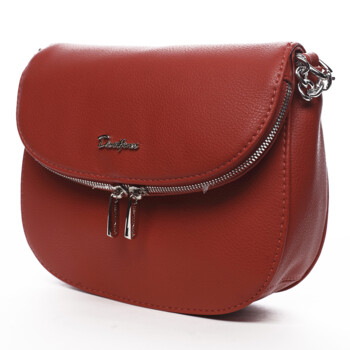 Dámská crossbody kabelka červená - David Jones Katarina