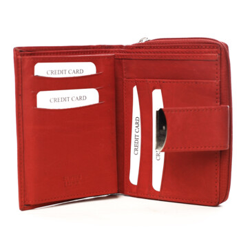 Dámská kožená peněženka červená - Diviley Oryna