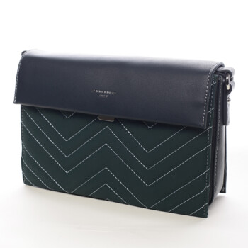 Dámská crossbody kabelka tmavě zelená - David Jones Glorgia