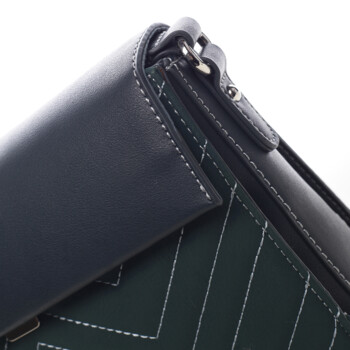 Dámská crossbody kabelka tmavě zelená - David Jones Glorgia