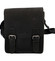 Pánská kožená crossbody taška černá - Greenwood Chemis