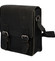Pánská kožená crossbody taška černá - Greenwood Chemis