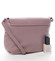Dámská kožená crossbody kabelka fialovo růžová - ItalY Porta