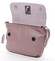 Dámská kožená crossbody kabelka fialovo růžová - ItalY Porta