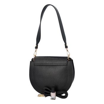 Dámská kožená kabelka přes rameno černá - ItalY Amanda