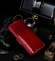 Dámská lakovaná peněženka kožená červená - Lorenti 76116