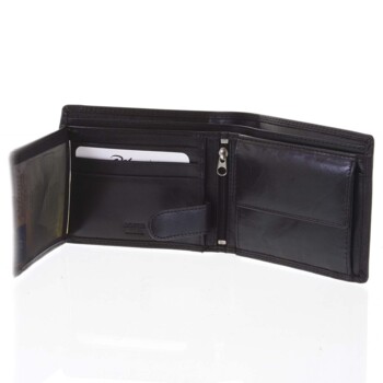 Pánská kožená peněženka černá - Delami Sane