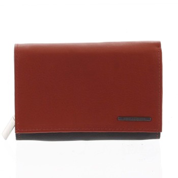 Dámská kožená peněženka černo červená - Bellugio Averi New