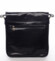 Kožená crossbody taška černá - Delami Mason