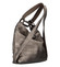 Velká dámská kabelka přes rameno tmavě stříbrná - Paolo Bags Jayruti