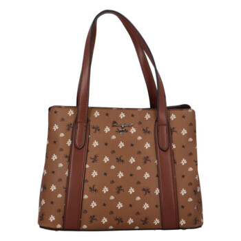 Dámská kabelka přes rameno hnědá - David Jones Maggie