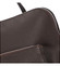 Dámský kožený batůžek kabelka čokoládově hnědý - ItalY Houtel