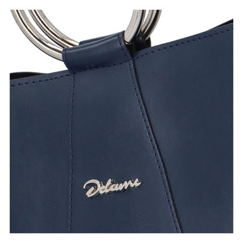 Nadčasová dámská kabelka s organizérem tmavě modrá - Delami Karsyn